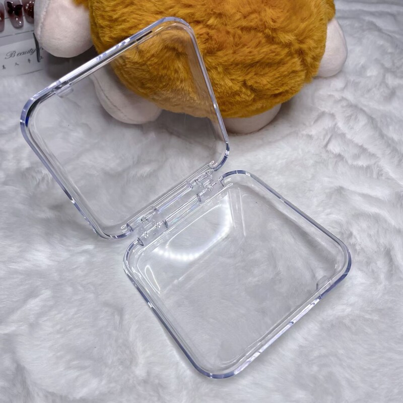 Wearable Nail Storage Box Manicure Transparent 75*75 Special Box DIY Wholesale Acrylic Jewelry Box