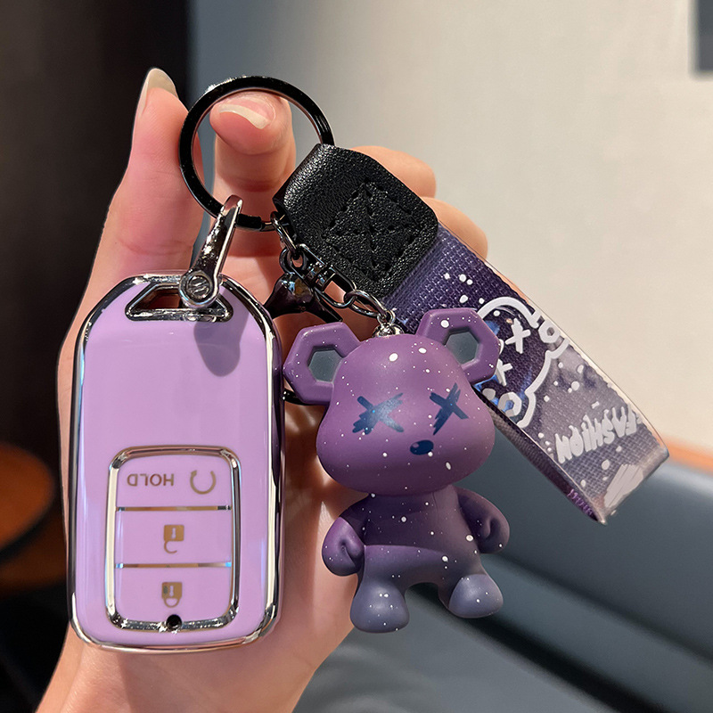 Imágenes aplicables Funda para llaves de coche Nuevo Civic Accord crv de décima generación Binzhi xrv Crown Road Lingpai Fit Shell Hebilla