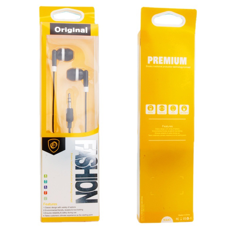 高档入耳式耳机包装塑料盒 PVC透明吸塑包装耳机包装盒批发KJ-630