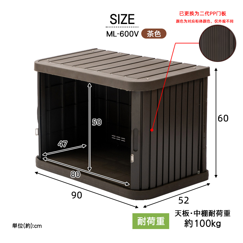 阳台户外储物柜家用带轮防水室外园艺收纳柜车库工具储藏箱|undefined