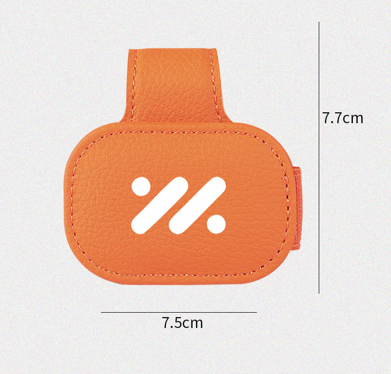 Suitable for Zhiji Ls7 Ls6L7 Multifunctional Car Glasses Clip Bill Leather Car Sun Visor Sunglasses Card Holder