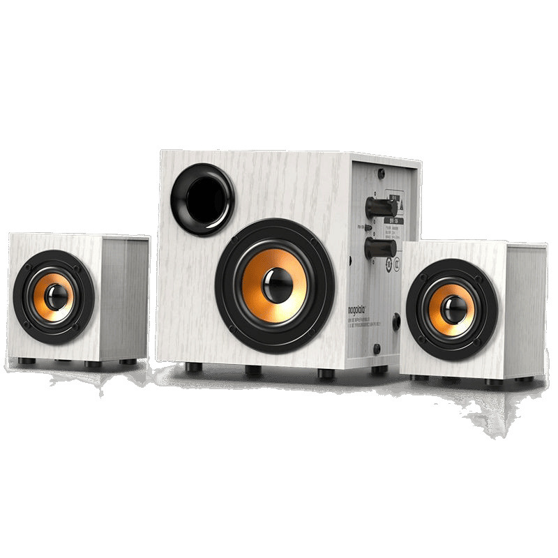 Altavoces de computadora, hogar de escritorio, gran volumen, alta calidad de sonido, subwoofer con sobrepeso, Bluetooth, fábrica de audio universal con cable