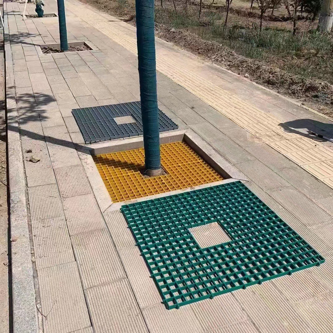 玻璃钢格栅板洗车房地格栅排水沟盖板光伏检修走道树篦子定制加工