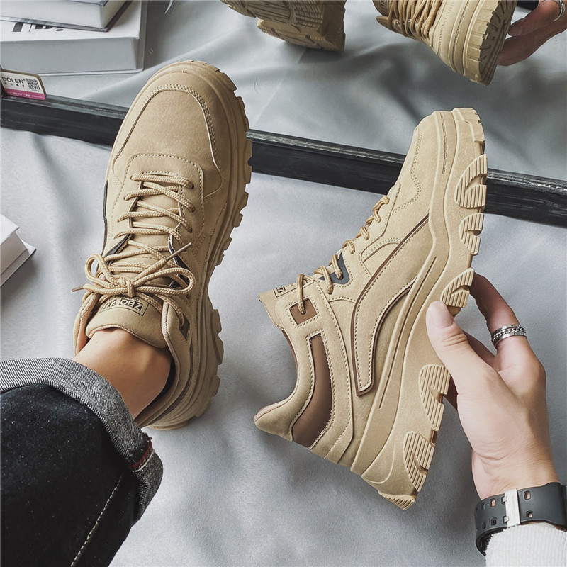 Zapatos para Hombre, Modelo Otoño 2026, Impermeables, Antideslizantes, Resistentes al Desgaste, Calzado Deportivo Casual para Trabajo, Zapatos Modernos Estilo Martin para Protección Laboral y Obras de Construcción