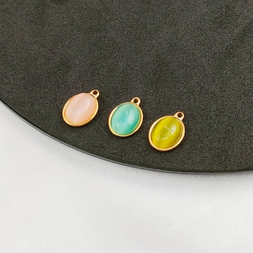 Niche 18K Gold Titanium Steel Pendant with White Pearls Double Heart Diamond Sugar Sakura Pendant DIY Jewelry Accessory