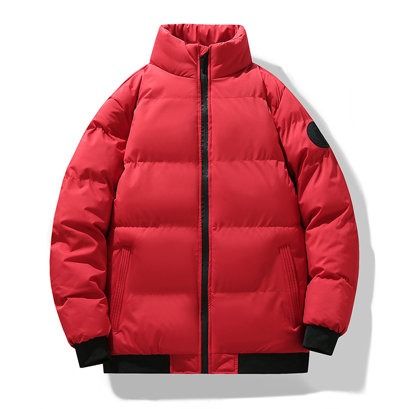 Pánske oblečenie bundy jeseň a zima trendy značkové bavlnené bundy krátky štýl módne prešívané bundy odolné voči chladu bavlnené bundy_voghion.com