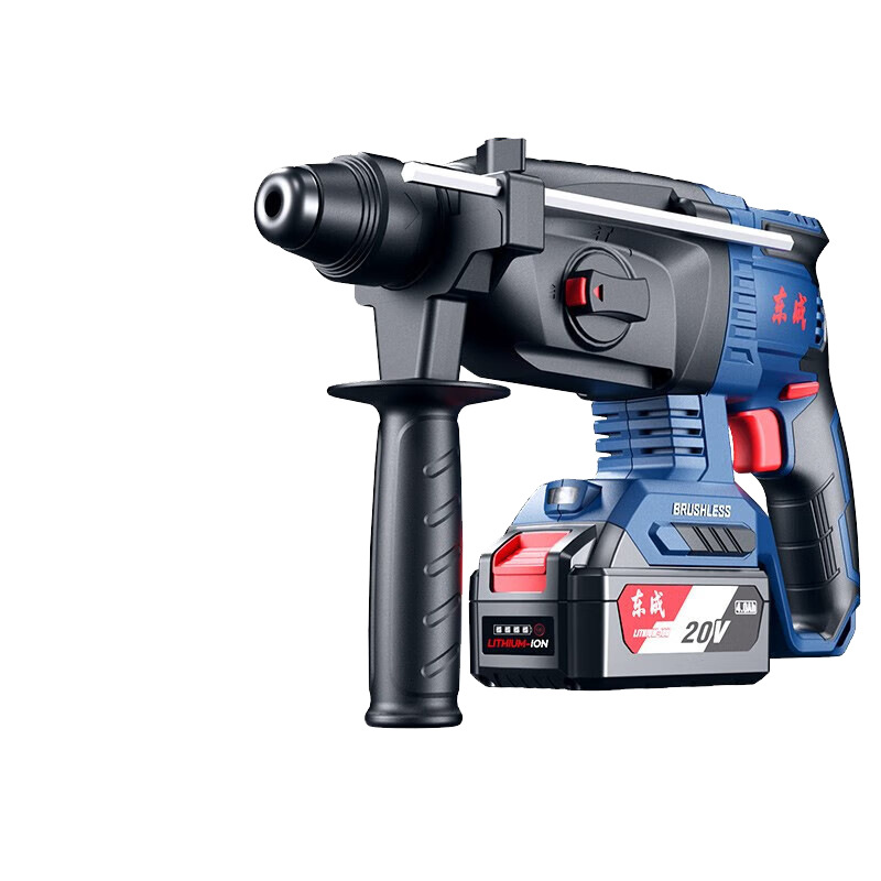 Dongcheng martillo eléctrico recargable DCZC04-24 multifuncional perforación de impacto eléctrica picador eléctrico hacia adelante y hacia atrás martillo eléctrico de tres usos