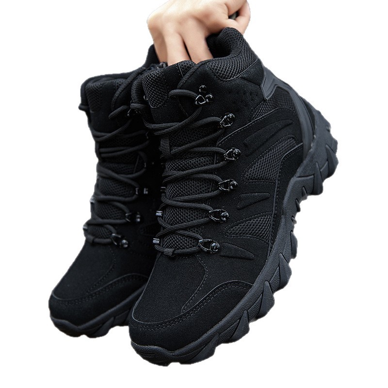 Botas de combate ultraligeras zapatos de hombre de verano casuales transpirables zapatos de montaña botas tácticas al aire libre botas de herramientas botas Martin botas del desierto