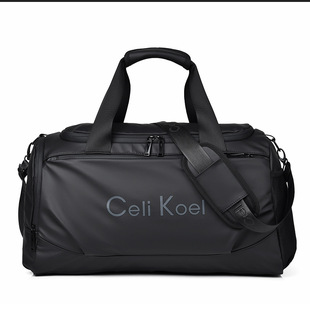 Capacious fashionable travel bag wet and dry separation, sports bag for gym lightweight, oxford cloth, polyester