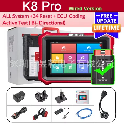 2026 New Kingbolen Avtomobil diaqnostika alətləri - k8-pro-lifetime-free-update-global-version