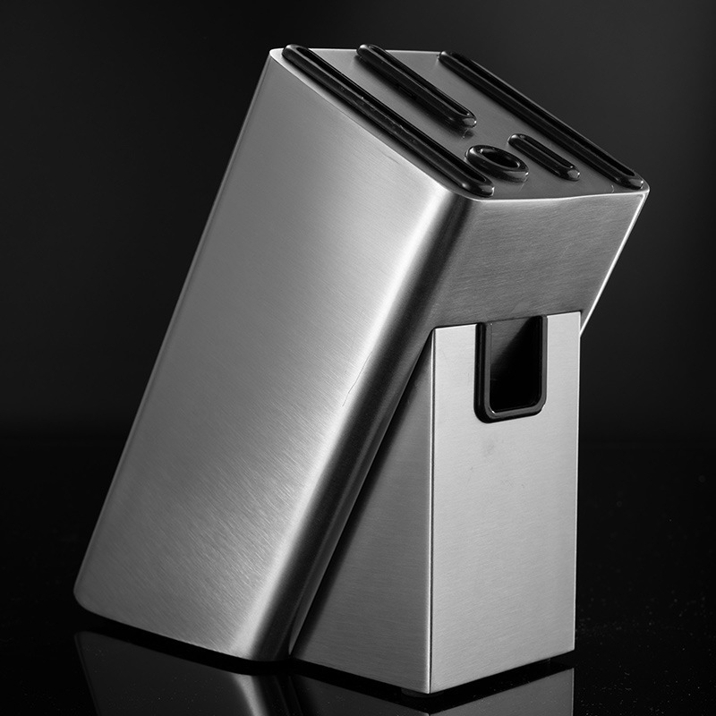 Hogar de metal de acero inoxidable estante de almacenamiento de cocina de acero inoxidable cuchillo de cocina multifunción cuchillo titular de cuchillo en stock al por mayor
