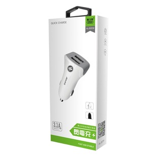 3A car Dual USB Dual Head charging head new car charger dual USB mobile phone car mobile phone electrical appliances