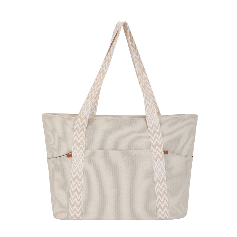 Bolsa de viaje japonesa de diseño casual de nicho nuevo estilo de literatura y arte relajado viento de gran capacidad de viaje de hombro bolso