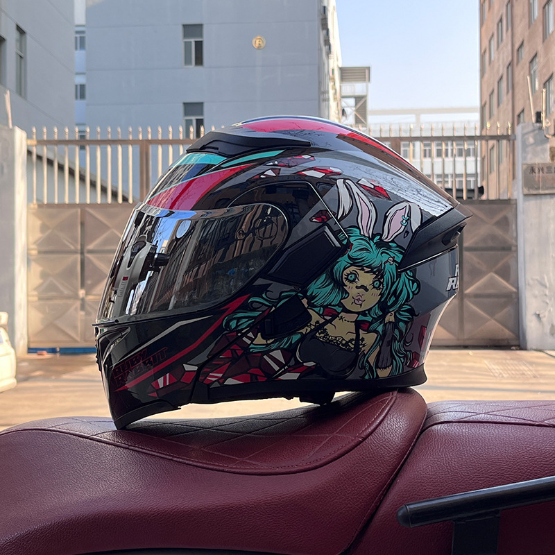 JIEKAI 3C certificado casco de motocicleta para hombres y mujeres casco completo de motocicleta casco de exposición Bluetooth casco de coche eléctrico