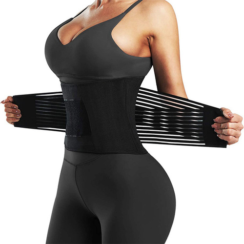 Men and Women Sports Sweat Waist Belt Postpartum Abdominal Shaping Body Recovery Restricting Belt Fitness Waist Belt 