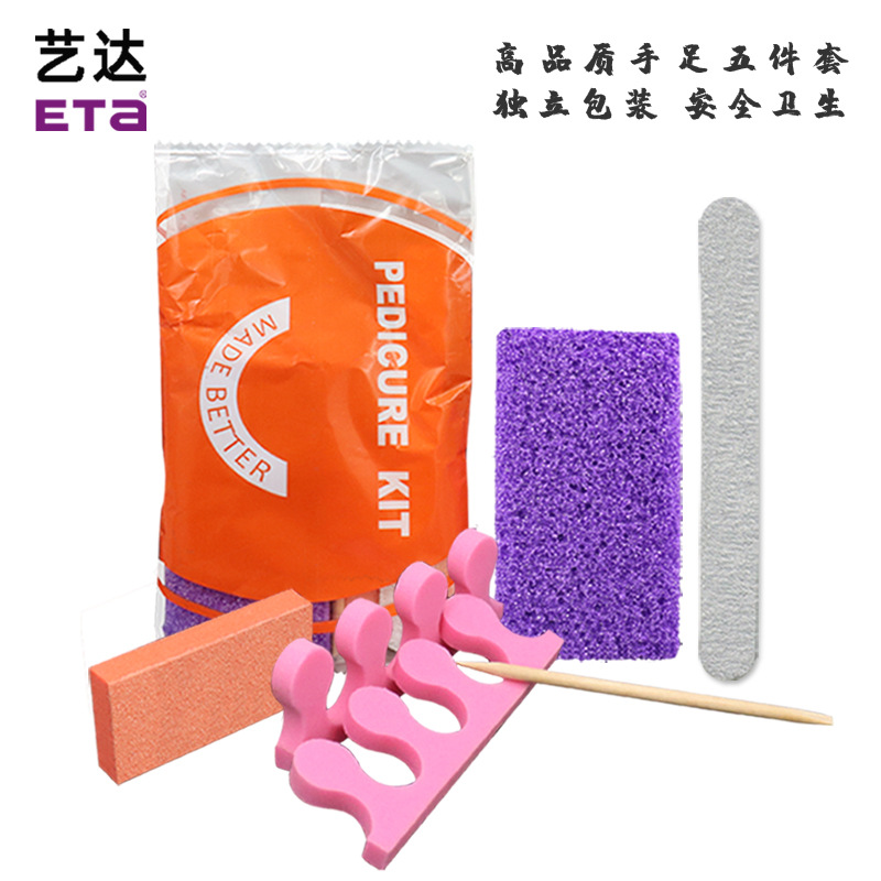 Disposable set for manicure for nails