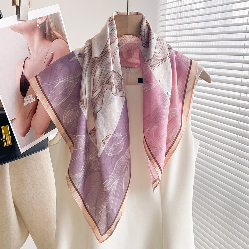 스케치 튤립 - 핑크와 퍼플