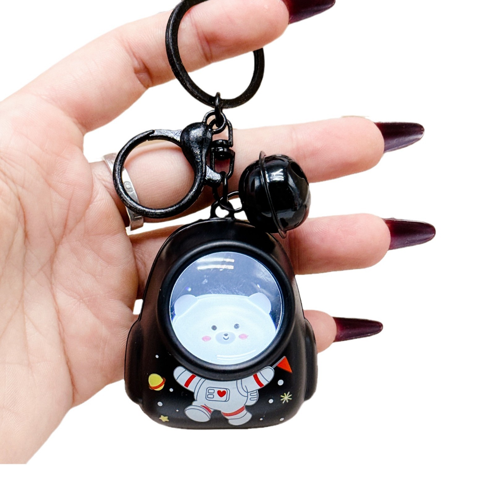 Porte-clés de voiture en forme de chat avec sac à dos lumineux, nouveau style, exquis, pendentif, joli cadeau décoratif_voghion.com