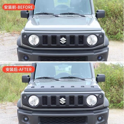 Suitable for 18-26 Suzuki Jimny sand and gravel guards JB74 hood sand and gravel guards JIMNY off-road modification