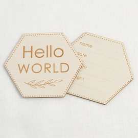 木质宝宝月份牌diy婴儿纪念牌儿童里程碑牌新生儿拍照月份木牌