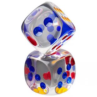 Factory Direct sales 25mm Crystal Dice dice Dice chess cards leisure entertainment dice ratio size