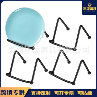 Mini Metal Black Frame Holder Stand for Picture Book Photo Easel Creation Collectibles