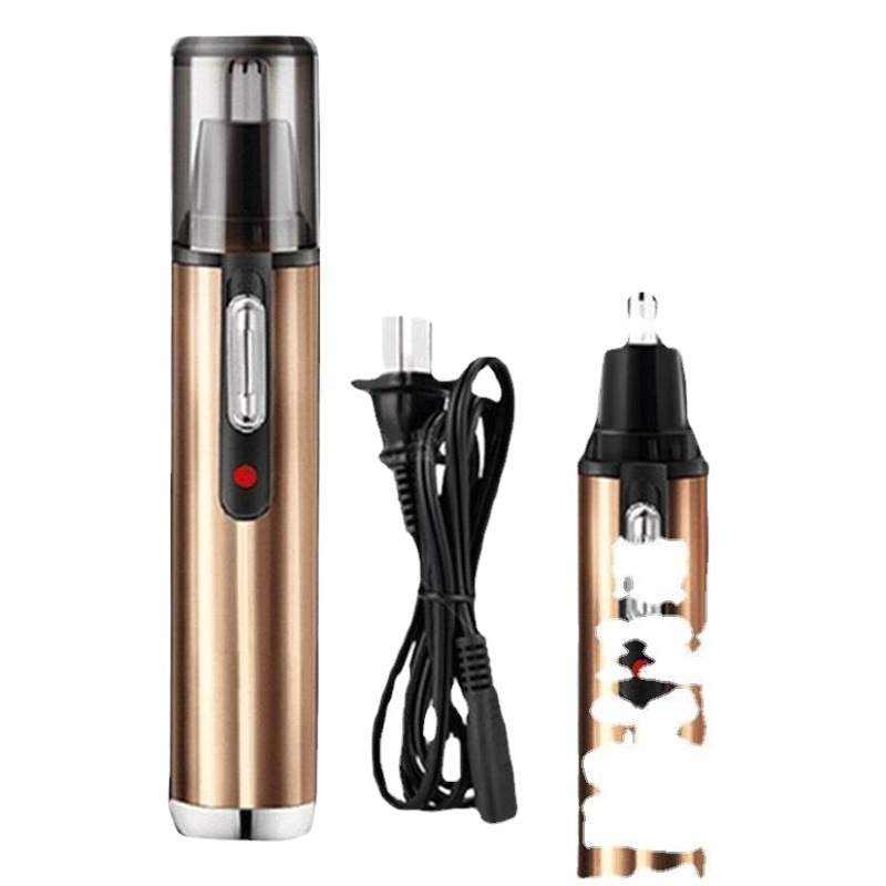 Directo de fábrica de los hombres nariz pelo trimmer eléctrico de los hombres nariz pelo afeitadora nariz de los hombres tijeras de depilación