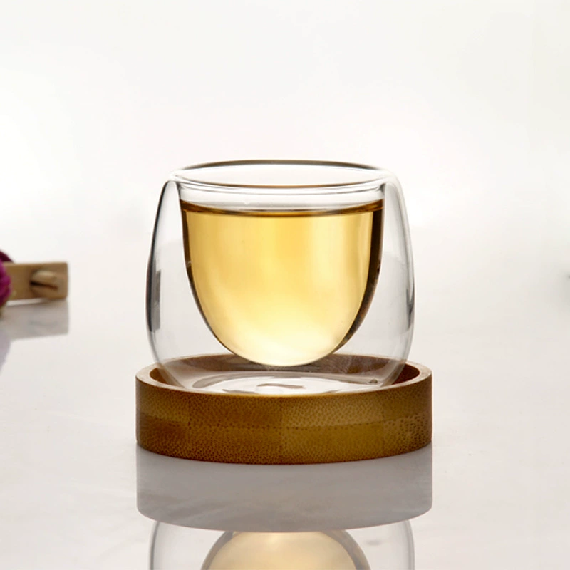 (Cross-border trading), double-layer glass tea set handmade