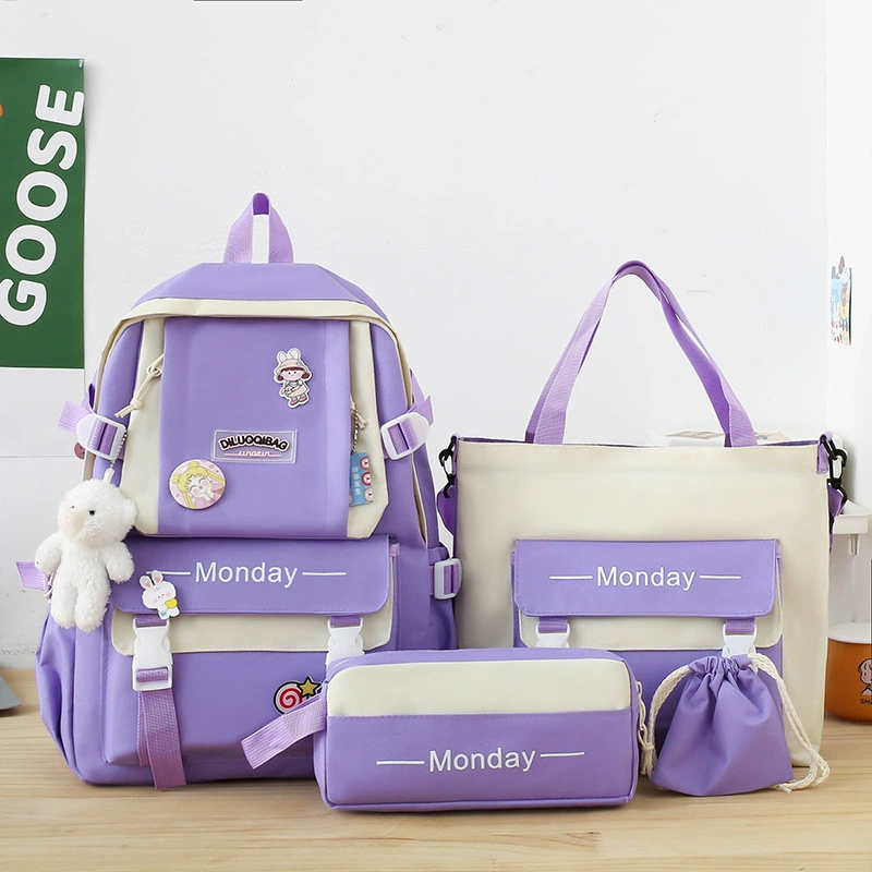 Backpack, universal capacious set, for secondary school
