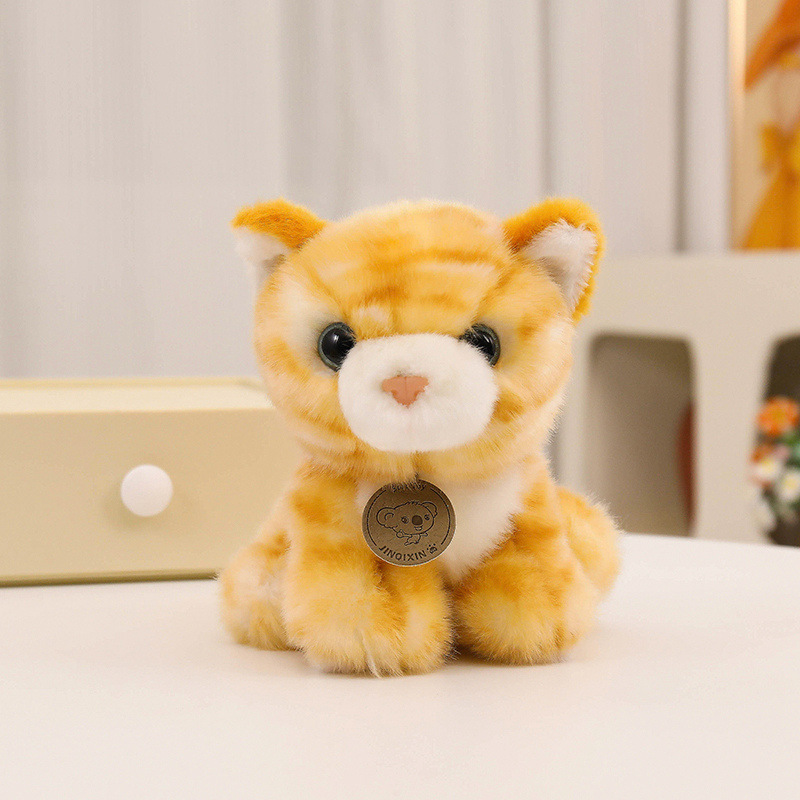 Simulación transfronteriza muñeca gatito dibujos animados sentados muñeca gatito pequeño muñeca agarrar muñeca foto accesorios regalo de cumpleaños image 4