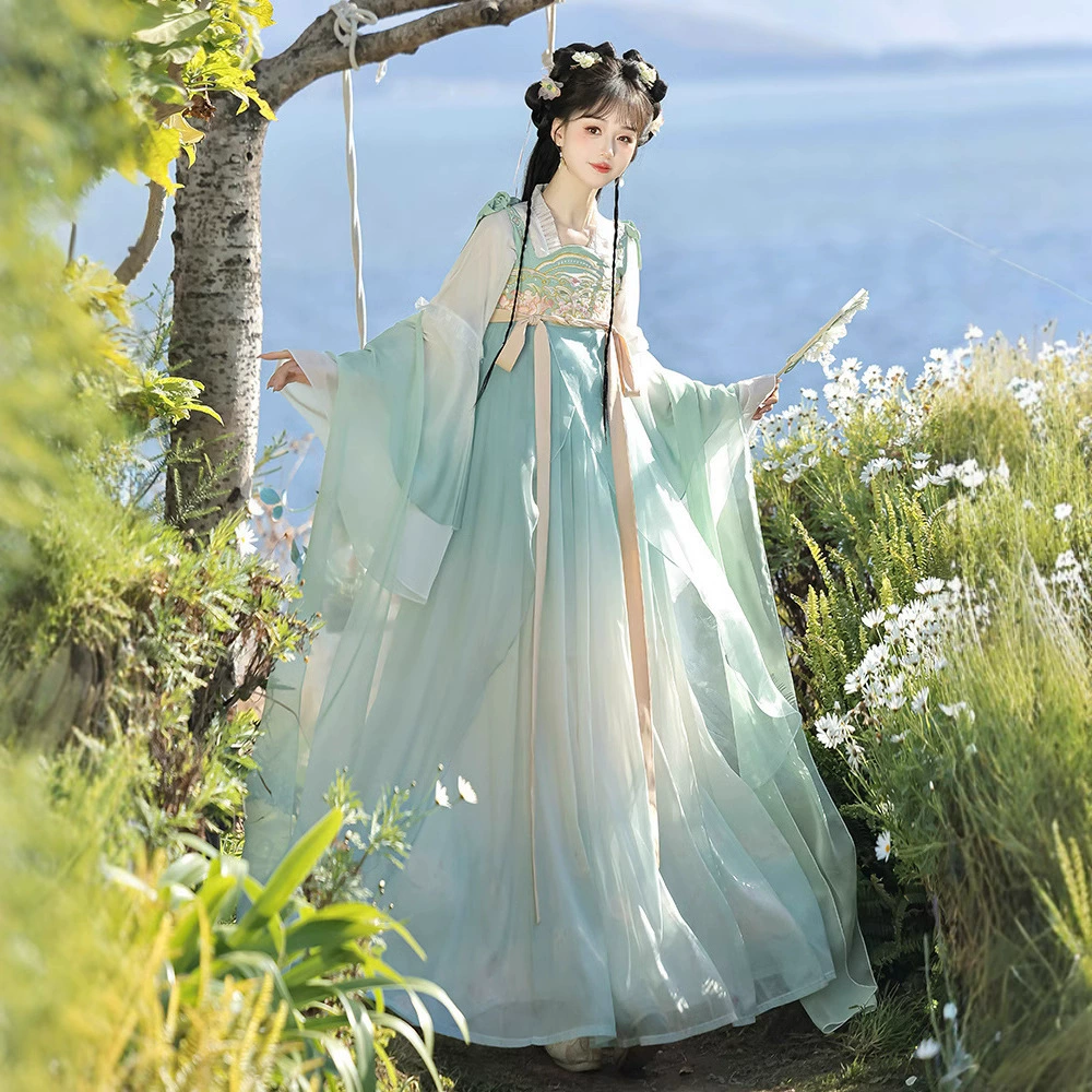 Весенний подлинный Hanfu, боди, костюм