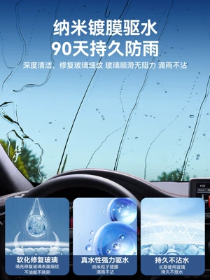 from sticking to car windows in — Automotive glass defogging agent
