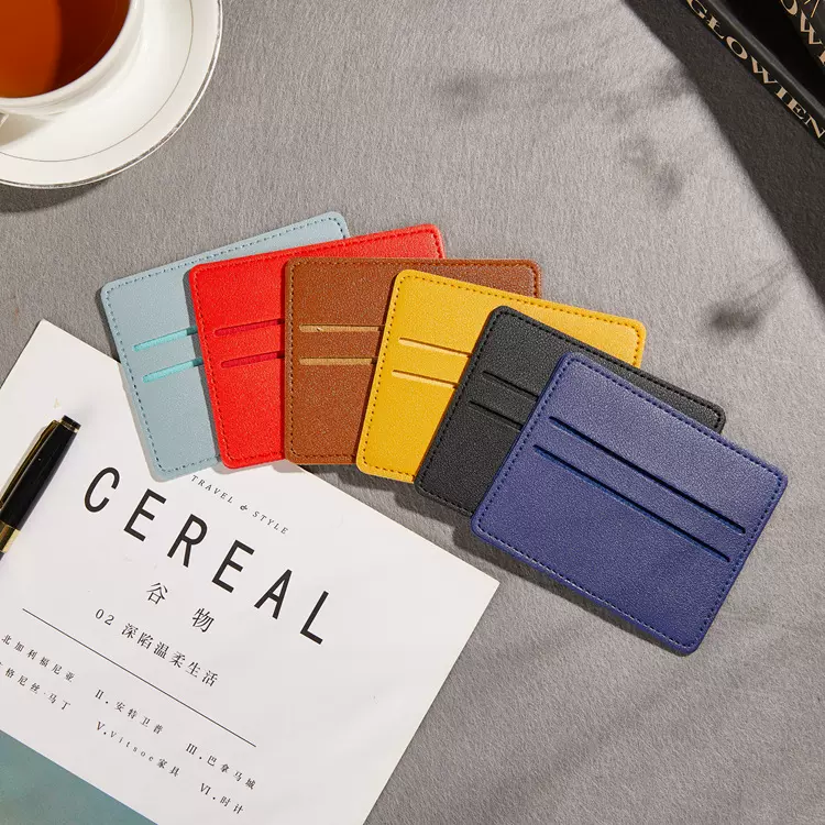 卡包批发卡套多卡位银行卡片包证件广告logo小巧定礼品皮质卡夹