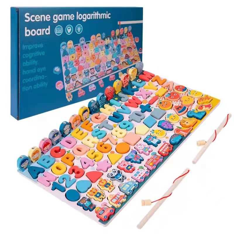 Juguetes para niños rompecabezas digital bloques de construcción 1 años 2 bebé educación temprana inteligencia desarrollo niños y niñas pesca magnética