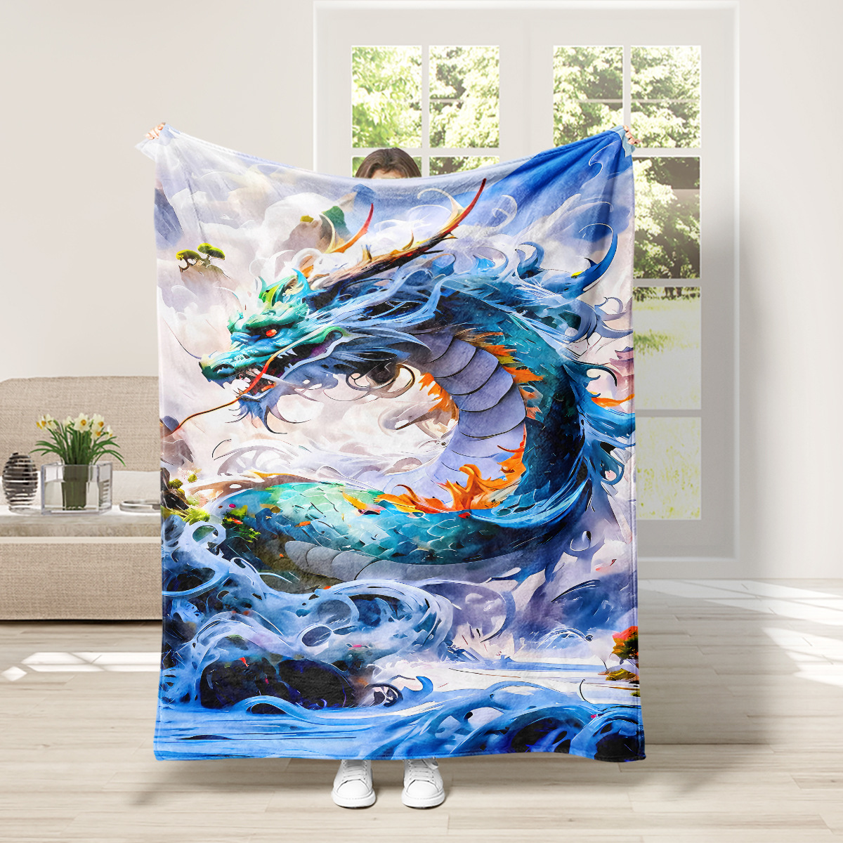 Dragon Pattern Blanket 1