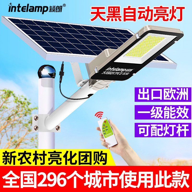 Beautiful rural build solar energy street lamp courtyard Garden villa outdoor Road lighting waterproof street lamp