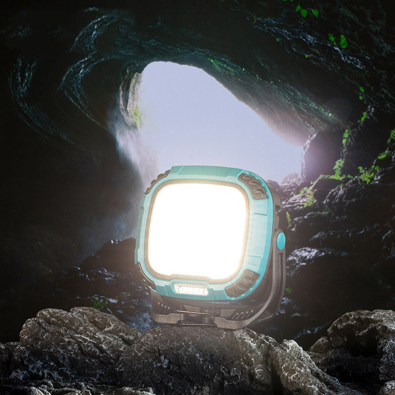 Nueva luz de trabajo multifuncional al aire libre que acampa luz de alto brillo larga resistencia con gancho imán lámpara de iluminación de emergencia