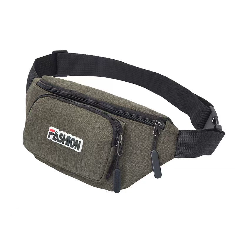 Men's belt bag, capacious chest bag for leisure, wholesale, for running