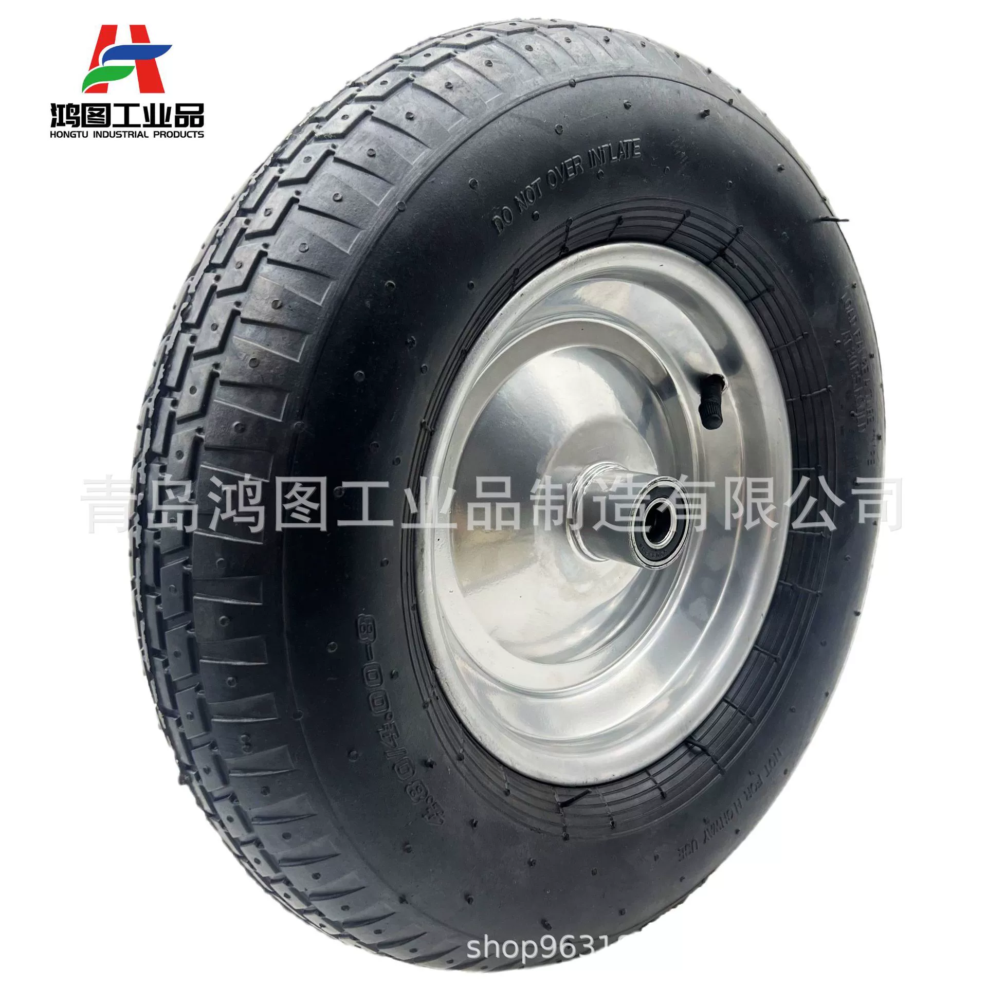 16-дюймовое 4,80/4,00-8 резиновое пневматическое колесо для тележки, пневматическое колесо для высокой нагрузки, Циндао