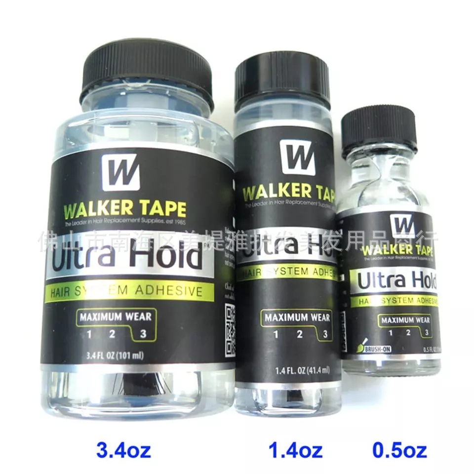 41ml/1,4 oz Walker ultra hold adhesivo para el cabello Walker pegamento Peluca de encaje