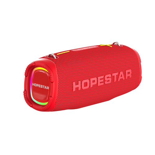 A6MAX high power 80W outdoor portable Bluetooth speaker with microphone home karaoke subwoofer with RGB