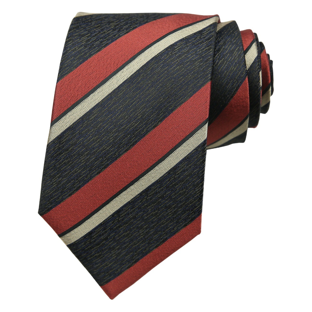 8cm mano corbata de negocios formal traje boda anacardo raya vino rojo marrón novio corbata