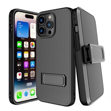跨境适用苹果16promax插卡手机壳iphone15旋转背夹支架保护套17壳