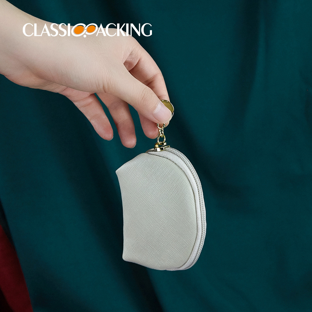 Bolsa de joyería de estilo spot, material de cuero, material de franela, bolsa de almacenamiento de joyería, fábrica, collar de pendientes al por mayor, bolsa de joyería