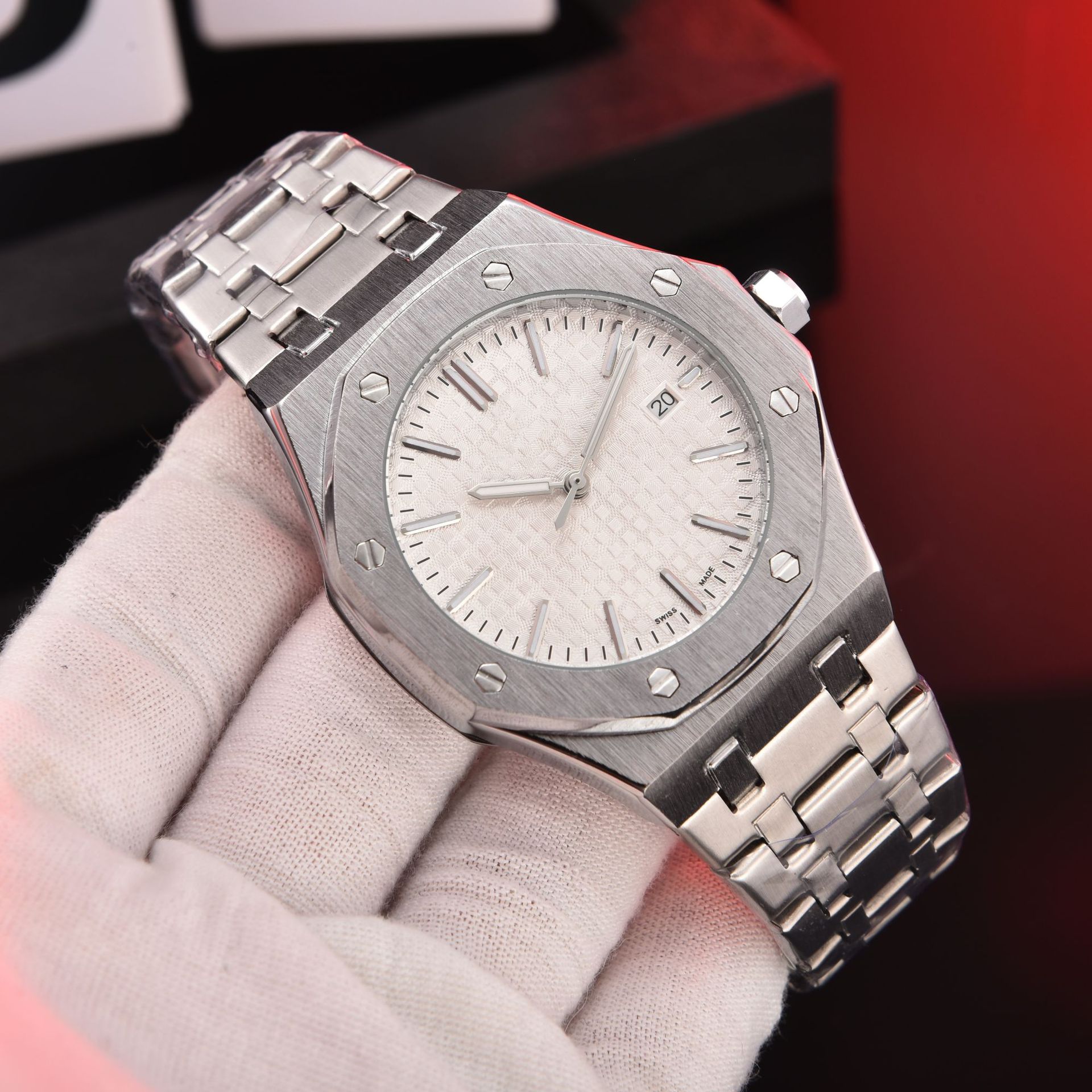 Men's Export Three-Pin Mechanical Z Automatic a Watch Stainless Steel 3-Pin Mechanical P Watch Manufacturer Wholesale Dropshipping