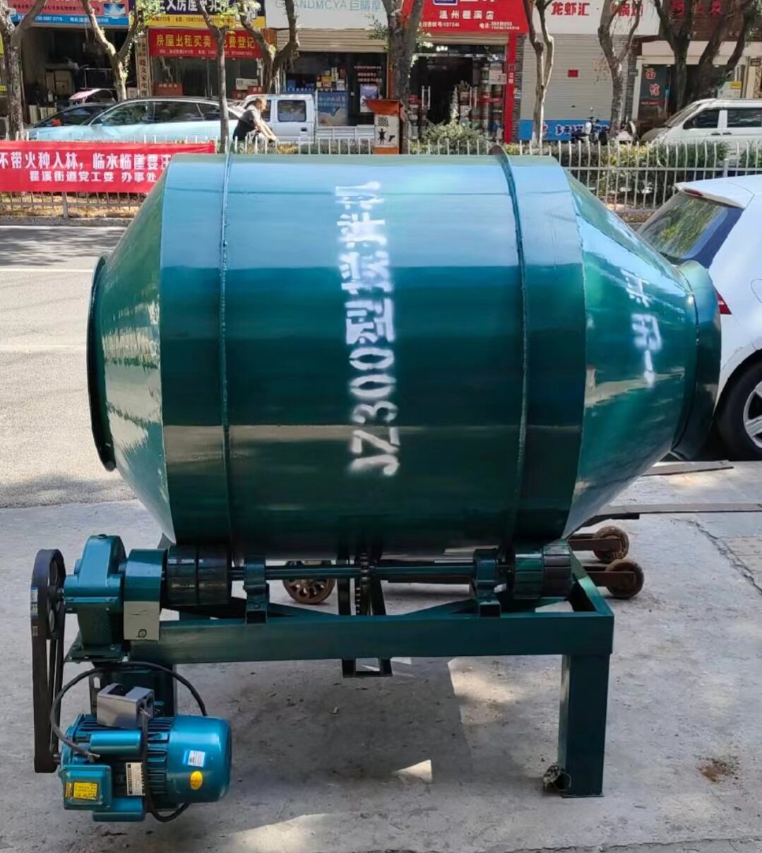 小滚筒搅拌机加厚齿圈搅拌机橡皮摩擦轮搅拌机源头工厂