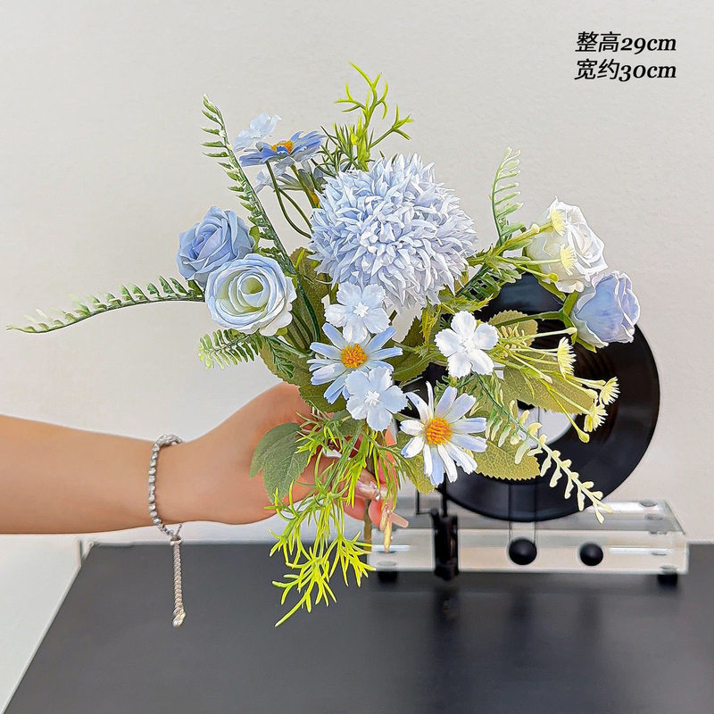 タンポポの花束造花とヒョウモンの組み合わせ造花家の装飾装飾品シルクフラワー DIY 花外国貿易|undefined