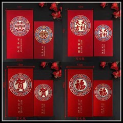 カササギの高級な新型の新年の赤い包みは金の万元の赤い包みの通用の赤い包みの硬い殻の硬質の赤い包みの卸売りにアイロンをかけます。
