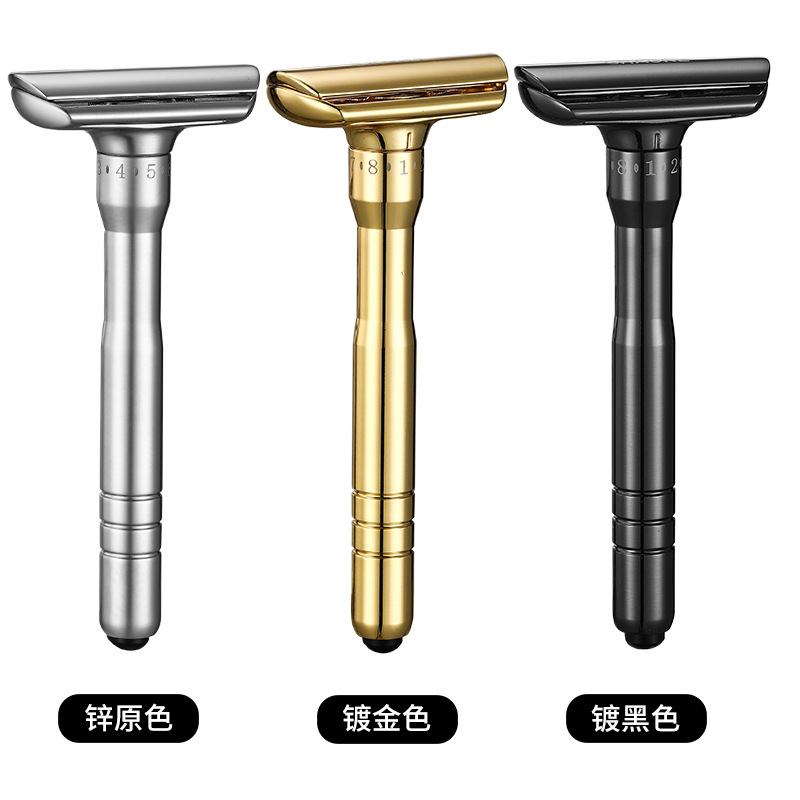 Chaoke Manual Razor Men's 8-speed Adjustable Sharpness Old-fashioned Manual Razor