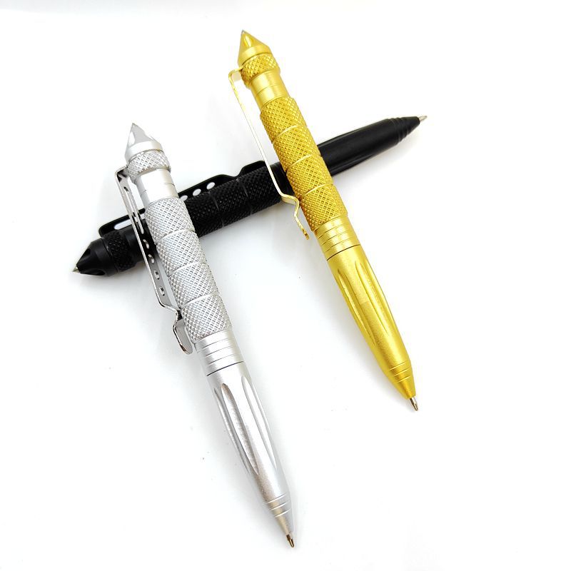 Escritura de cabeza de tungsteno B2 defensa táctica de defensa de la pluma EDC multifunción pluma de guerra especial al aire libre herramienta de supervivencia para romper ventanas